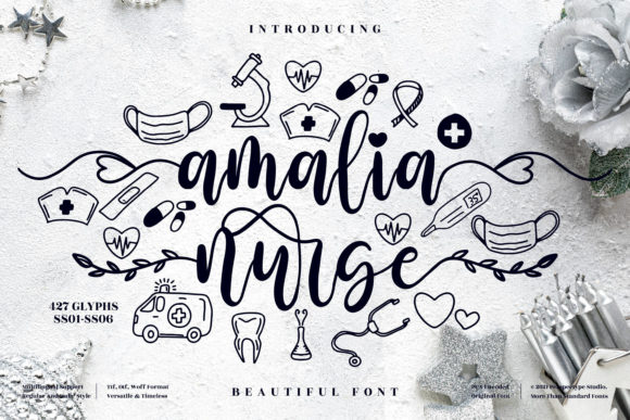 Amalia Nurse: A Timeless Script Font for Elegance and Creativity