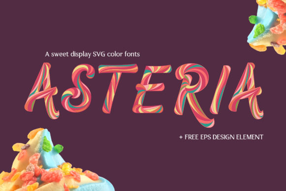 Asteria: A Playful Color Font for Strategic Creativity and Authentic Communication