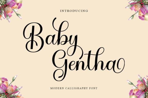 Baby Gentha: Elevating Designs with Handwritten Charm