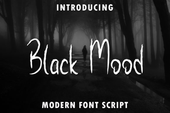 Black Mood: The Creepy Handwritten Font for Halloween and Horror Design