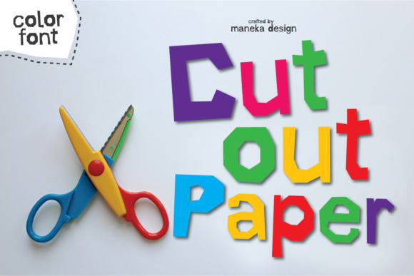Everything You Need to Know About the Cut Out Paper Color Font