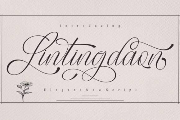 Lintingdaon Script: Elevating Design with Romantic Elegance