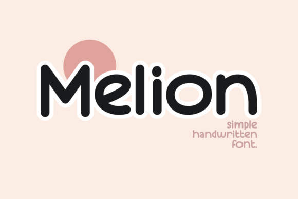 Melion: The Handwritten Font for Authentic Chalkboard Designs