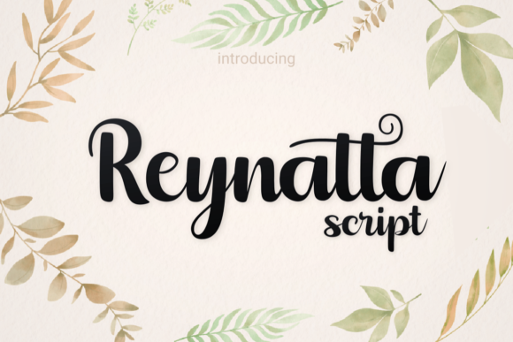 Reynatta: A Timeless Script Font for Elegant Design Projects