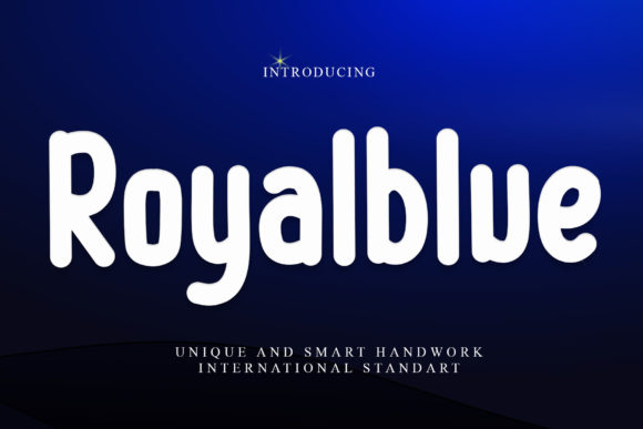 Royalblue: A Bold Handwritten Font for Creative Designers