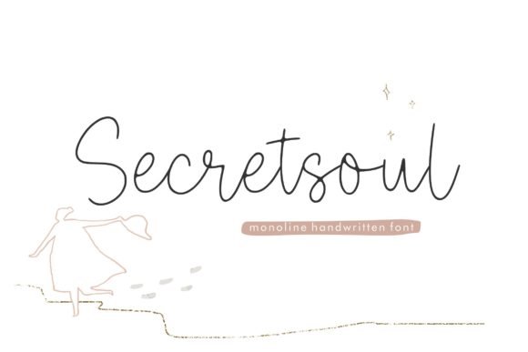 Secretsoul Monoline: A Refined Script Font for Modern Design