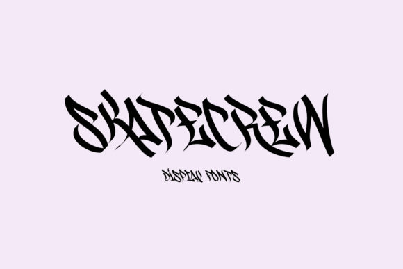 Skatecrew: The Wildstyle Font for Urban Creativity