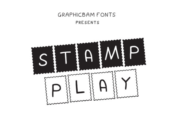 Stamp Play: Elevating Visual Communication with a Unique Decorative Typeface