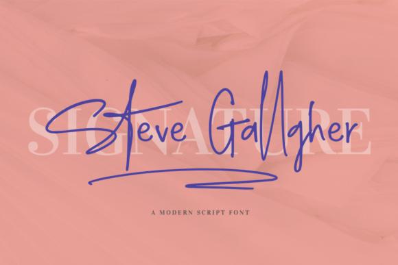 Steve Gallagher Font: A Playful Design for Creative Projects